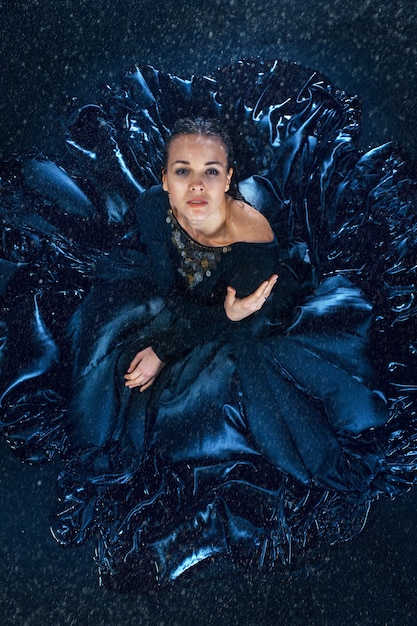 Kourtney Kardashian Rocks a Bold Cobalt Blue Leather Ensemble by LaQuan Smith for FW22/23